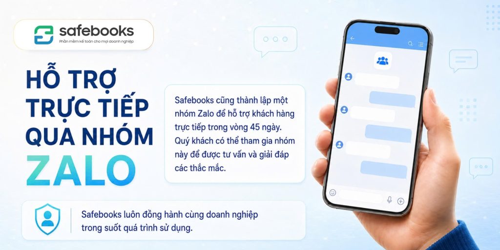 Tổng đài Safebooks và các kênh hỗ trợ khách hàng 4 tổng đài chăm sóc khách hàng Safebooks