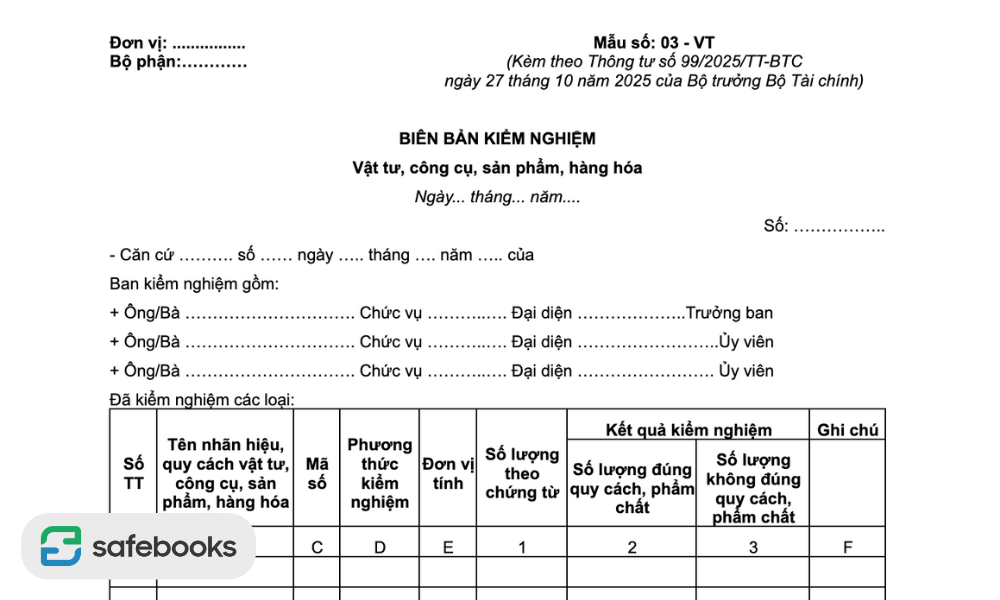 Mẫu 03-VT