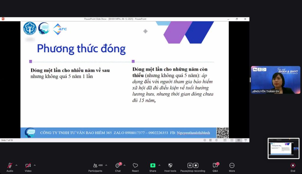 phương thức đóng BHXH