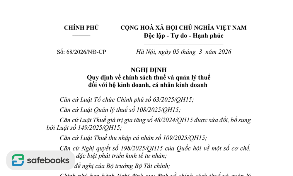 Nghị định 68/2026/NĐ-CP cho HKD