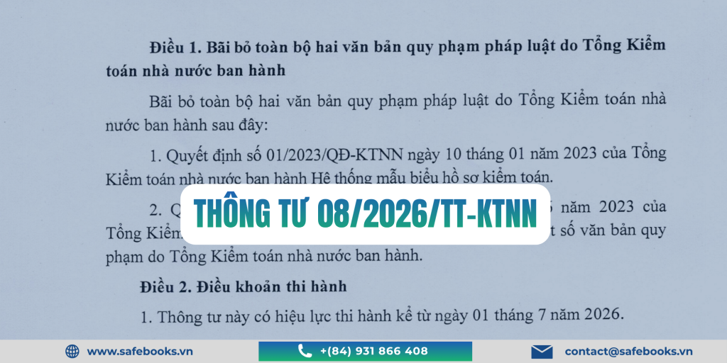 Thông tư 08/2026/TT-KTNN