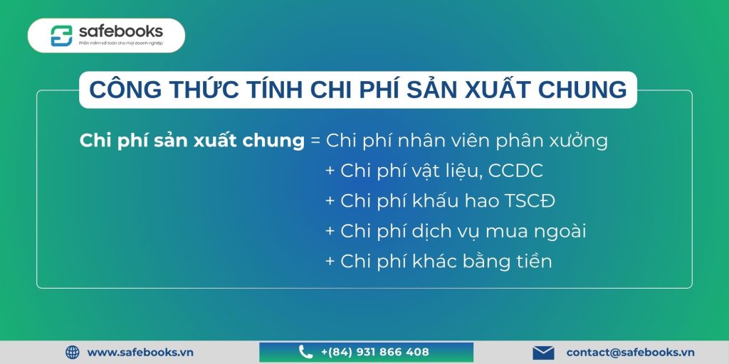 Chi phí sản xuất chung là gì? Cách tính và hạch toán chi tiết 3 Cách tính chi phí sản xuất chung