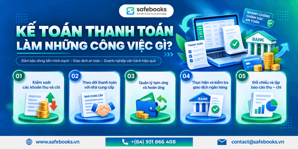 Kế toán thanh toán làm những công việc gì
