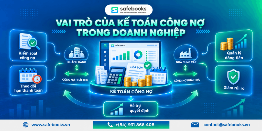 Vai trò của kế toán công nợ trong doanh nghiệp
