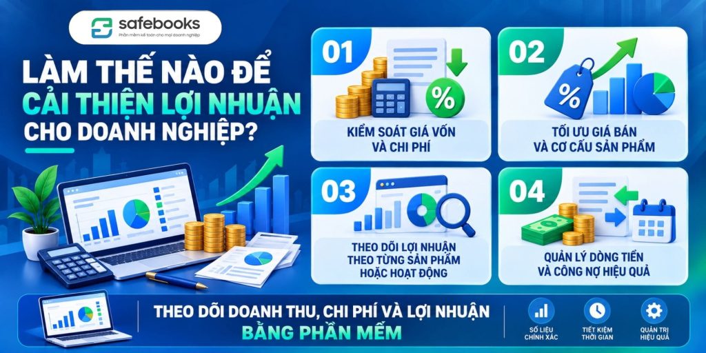 Làm thế nào để cải thiện lợi nhuận cho doanh nghiệp