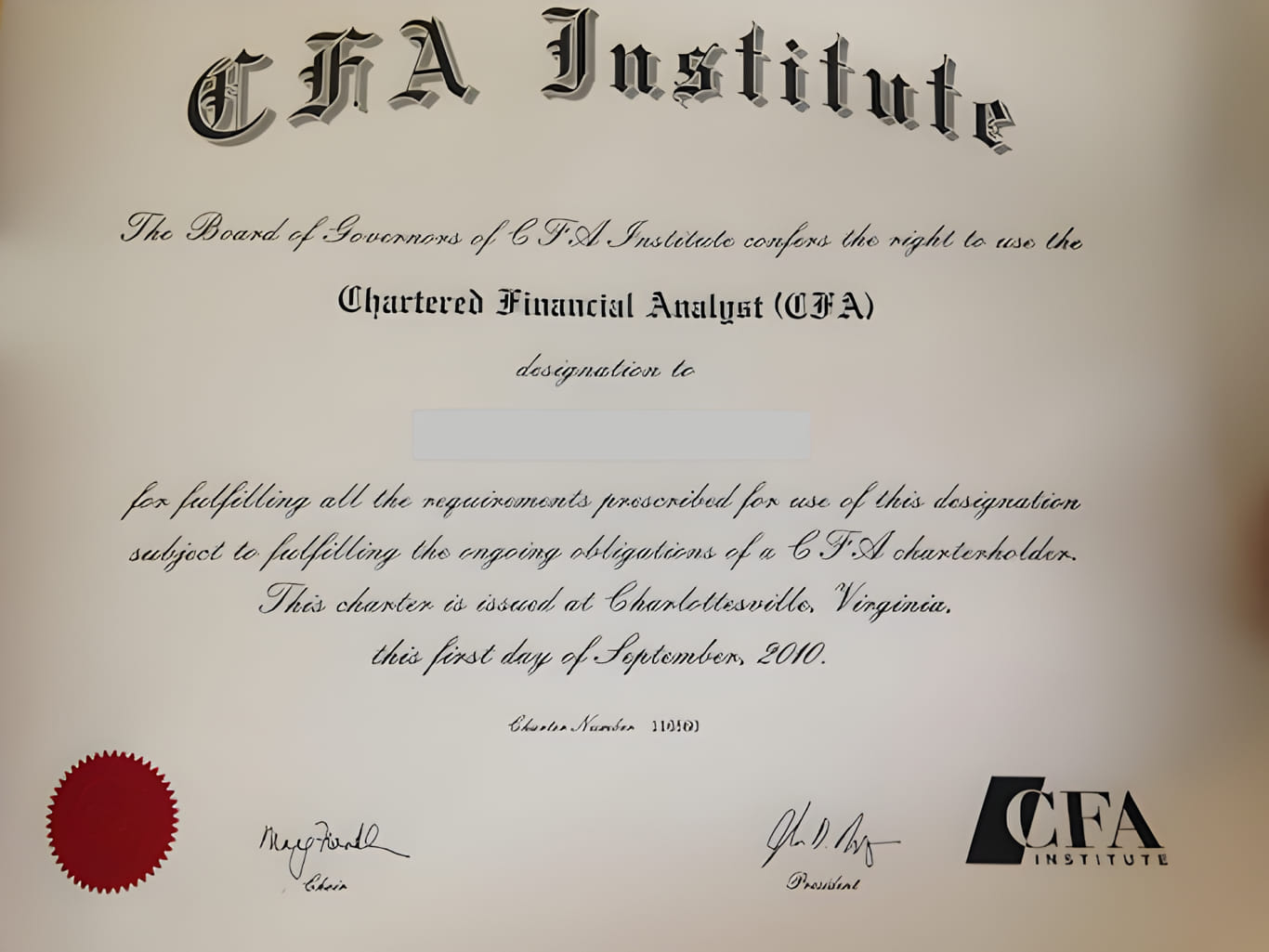 chứng chỉ kế toán CFA - Certified Financial Analyst