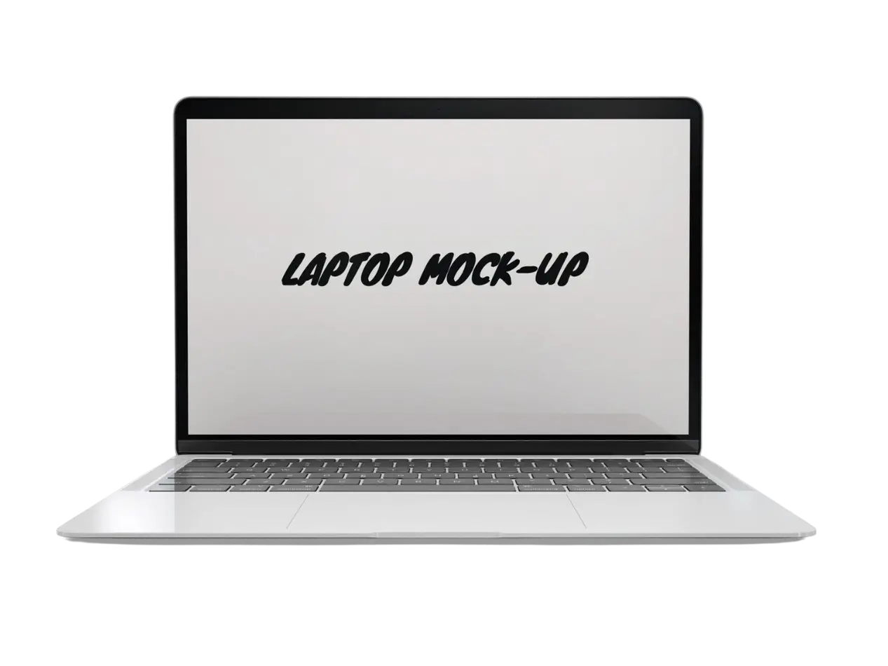 Laptop mockup image