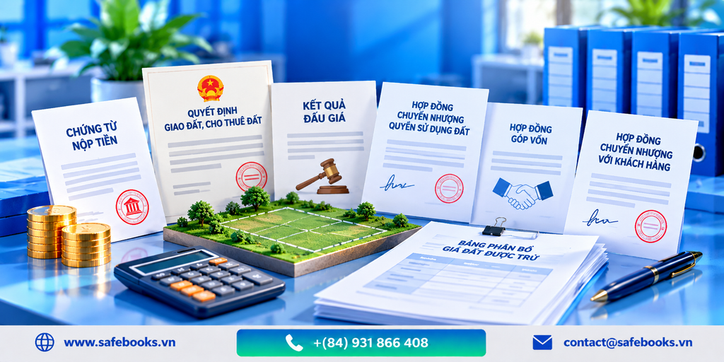 Cách tính thuế GTGT chuyển nhượng bất động sản và giá đất được trừ