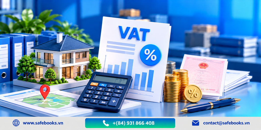 Cách tính thuế GTGT chuyển nhượng bất động sản và giá đất được trừ