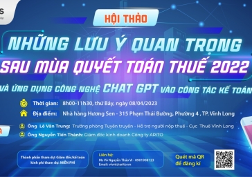 [Tải ngay]: Tài liệu Hội thảo Vĩnh Long ngày 08/04/2023 – Những lưu ý quan trọng sau mùa quyết toán thuế & Ứng dụng cộng nghệ Chat GPT vào công tác kế toán