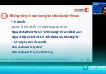 [Tài ngay] Tài liệu “Hướng dẫn đọc và tra cứu văn bản pháp luật dành cho kế toán”