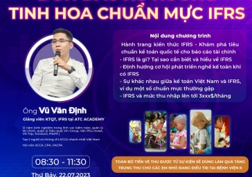 [Hội thảo online]: Đón đầu xu hướng – Tinh hoa chuẩn mực IFRS (22/07/23)