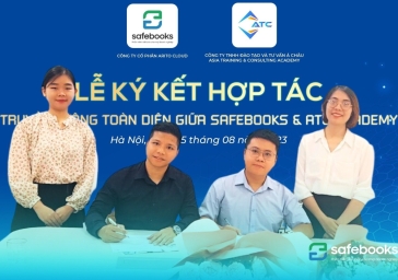 “Lễ kí kết hợp tác Phần mềm kế toán Safebooks và ATC ACADEMY”