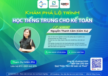 Hội thảo “Khám phá Lộ trình học tiếng Trung cho kế toán”