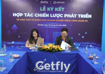 Lễ ký kết hợp tác giữa giữa Phần mềm kế toán Safebooks và Công ty Getfly Việt Nam