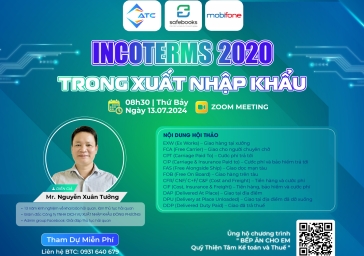 Webinar “INCOTERMS 2020 TRONG XUẤT NHẬP KHẨU”