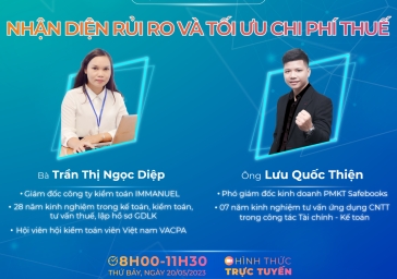 Hội thảo online – Nhận diện Rủi ro và Tối ưu chi phí thuế