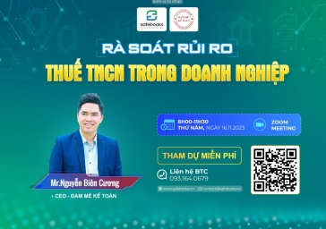 Tham gia Hội thảo online “RÀ SOÁT RỦI RO THUẾ TNCN TRONG DOANH NGHIỆP”