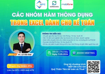 Recap Webinar “CÁC NHÓM HÀM THÔNG DỤNG TRONG EXCEL DÀNH CHO KẾ TOÁN”