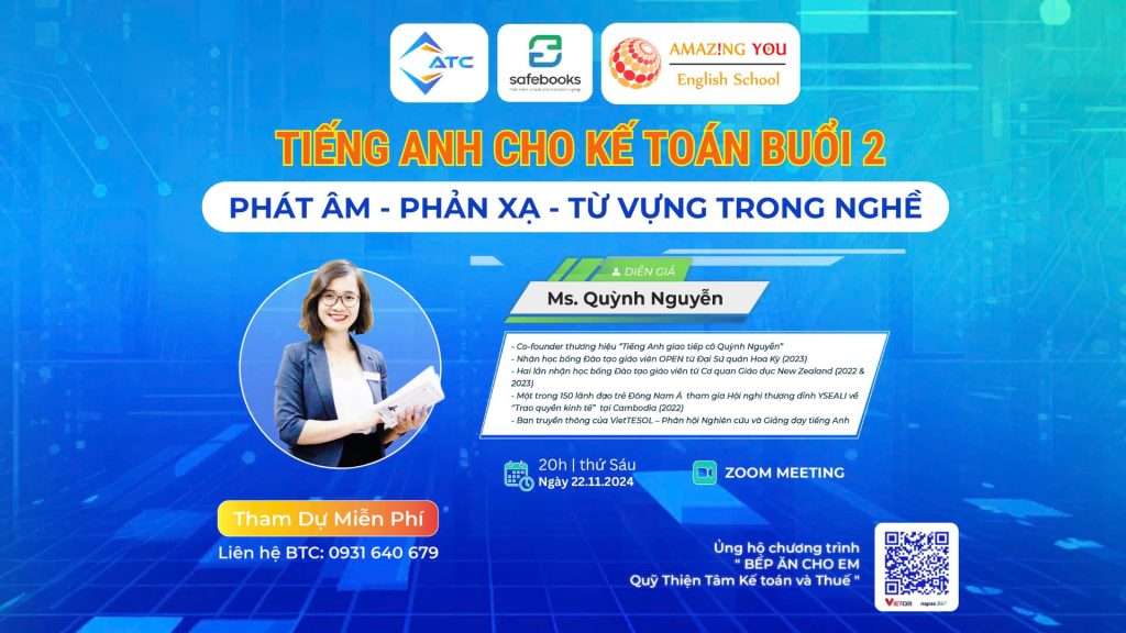 Tiếng Anh cho Kế toán Chuỗi 5 buổi