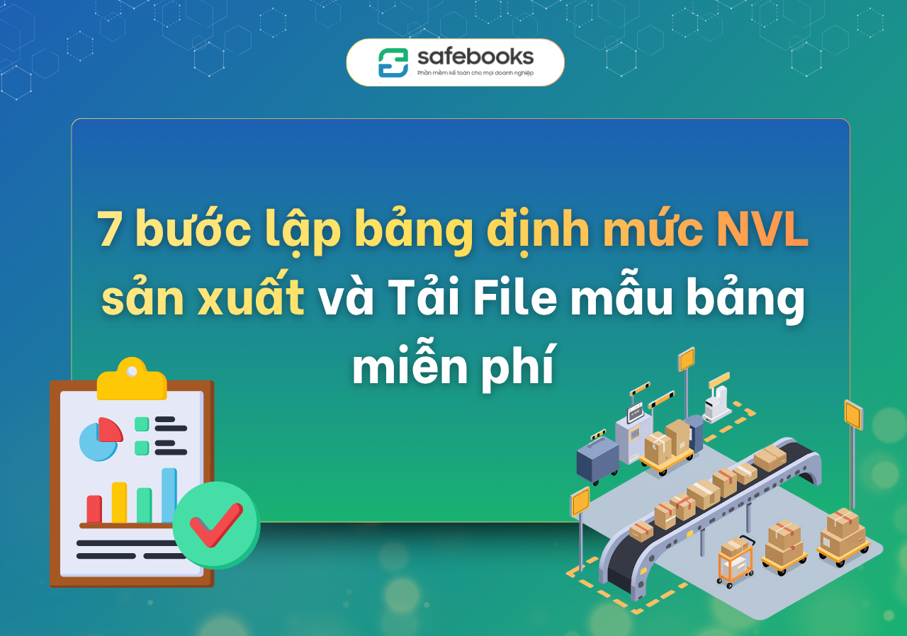 bảng định mức nguyên vật liệu sản xuất