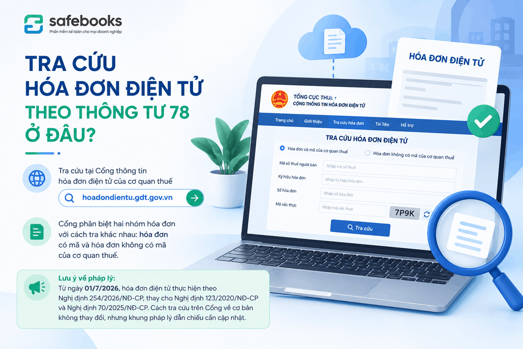 Tra cứu hóa đơn điện tử theo Thông tư 78 ở đâu?