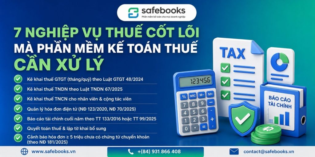 Top 10 phần mềm kế toán thuế tự động hóa kê khai 2026