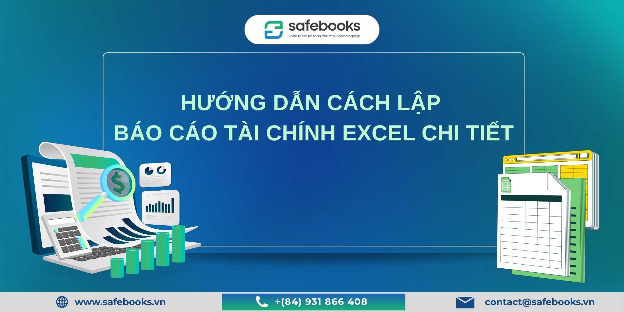 cách lập báo cáo tài chính excel
