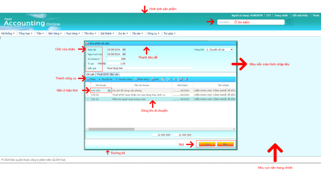 Top 8 phần mềm kế toán hộ kinh doanh phổ biến nhất 2026 6 Phần mềm kế toán hộ kinh doanh Fast Accounting Online