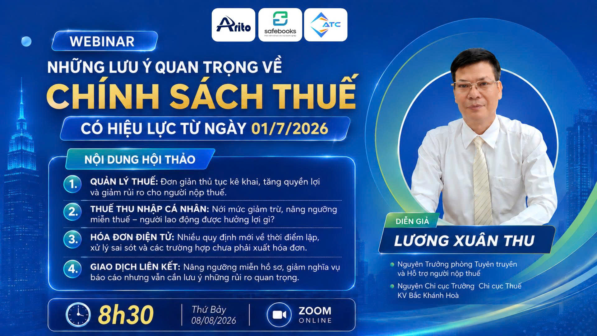 chính sách thuế có hiệu lực từ 01/07/2026