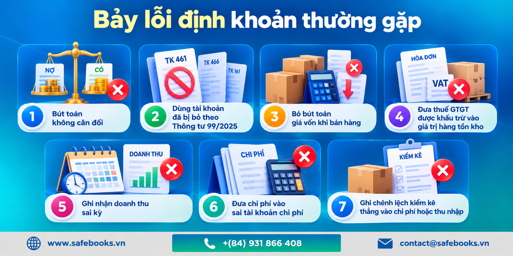 Định khoản kế toán 2026: nguyên tắc, ví dụ và tài khoản đã bị bỏ