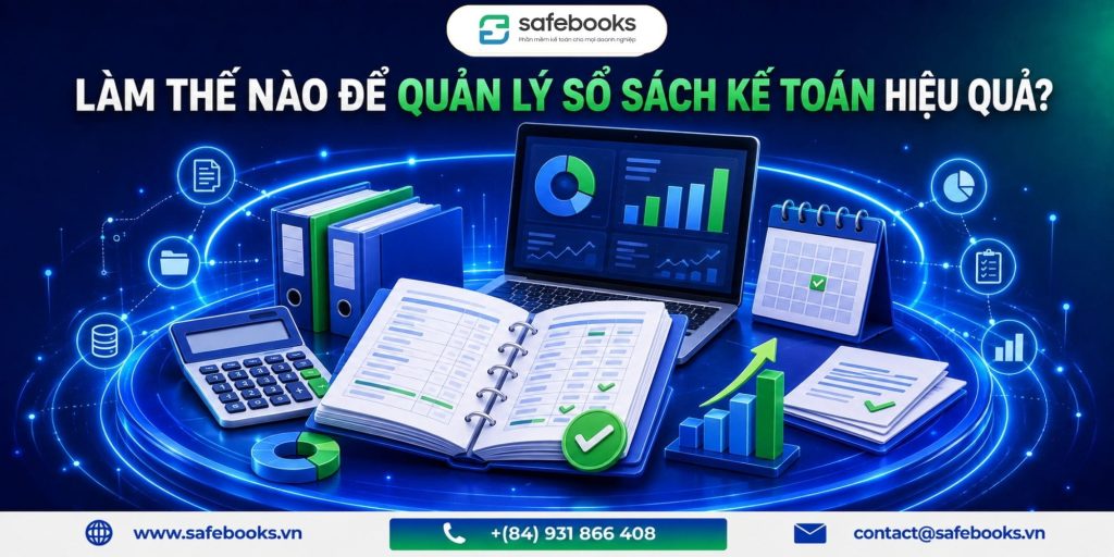Làm thế nào để quản lý sổ sách kế toán hiệu quả