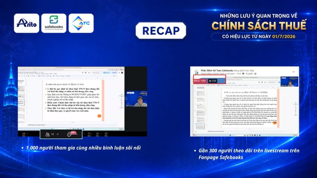 RECAP WEBINAR: NHỮNG LƯU Ý QUAN TRỌNG VỀ CHÍNH SÁCH THUẾ CÓ HIỆU LỰC TỪ NGÀY 01/07/2026 1 image