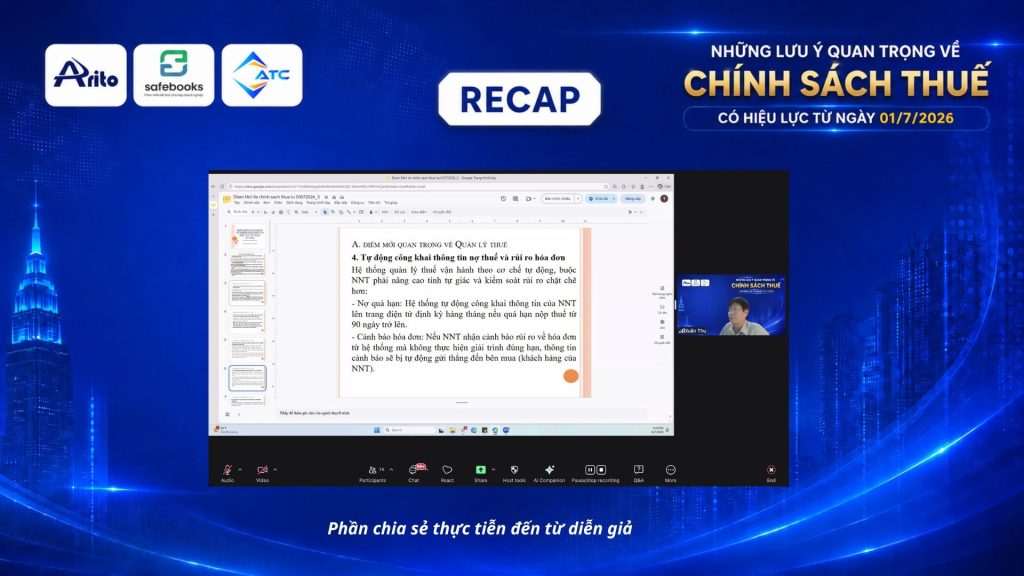 RECAP WEBINAR: NHỮNG LƯU Ý QUAN TRỌNG VỀ CHÍNH SÁCH THUẾ CÓ HIỆU LỰC TỪ NGÀY 01/07/2026 2 image 2