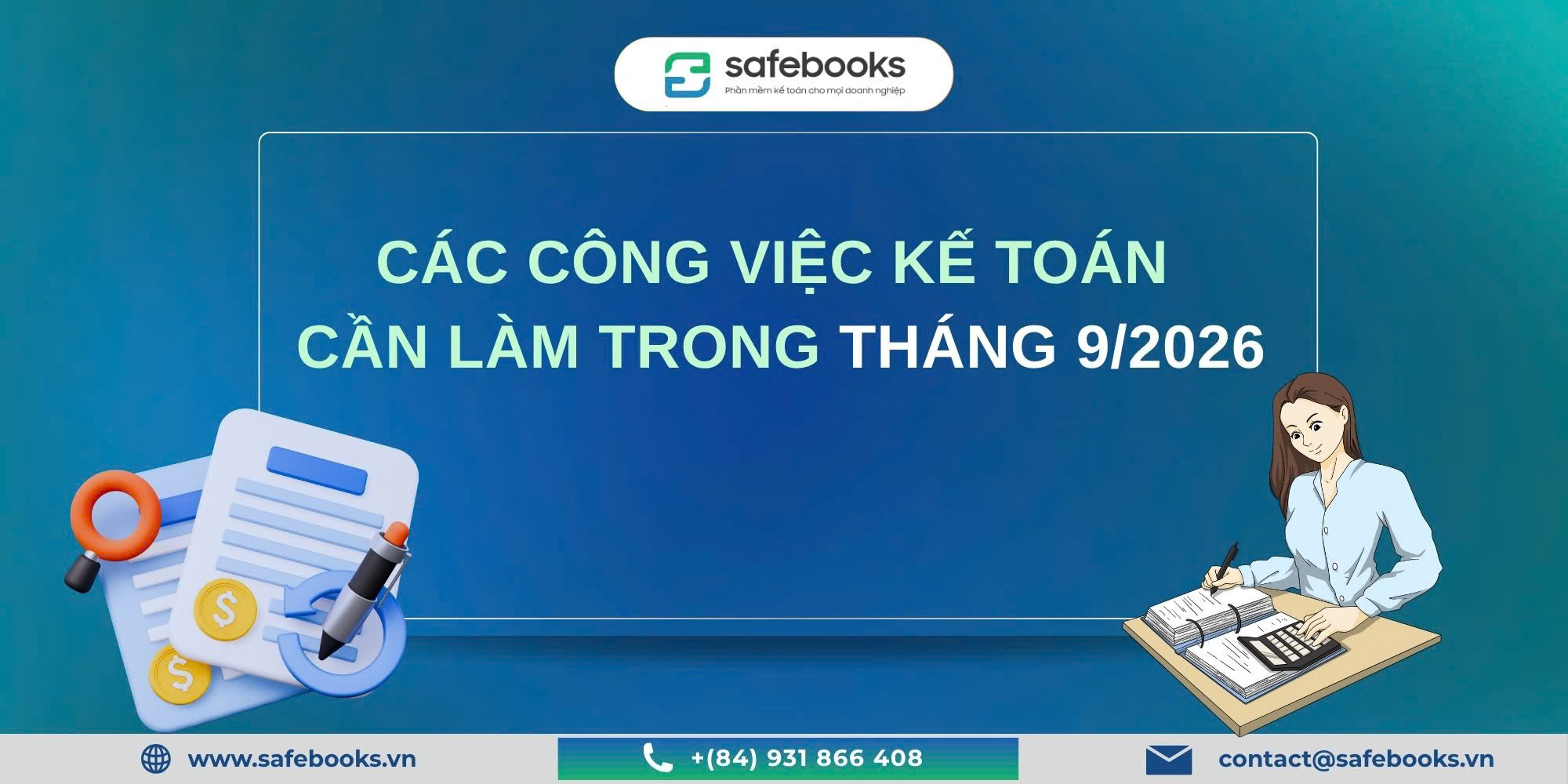 công việc kế toán cần làm tháng 9/2026